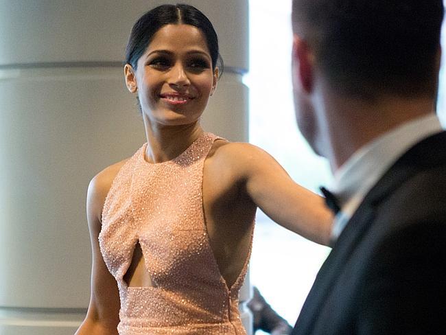 Don’t you just look at Freida Pinto and think she could be your celebrity best friend? Me too. (Photo by Allison Shelley/Getty Images)