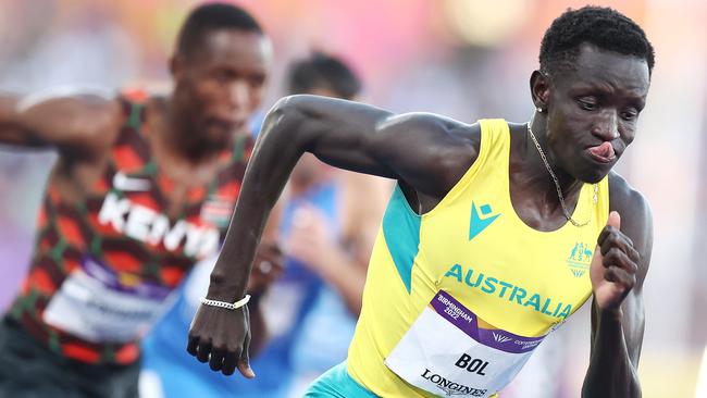 Peter Bol has failed a drug test. Picture: Michael Klein