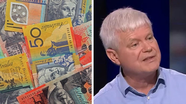 Cash and economist Chris Richardson collage. Picture : NCA/NewsWire/ABC