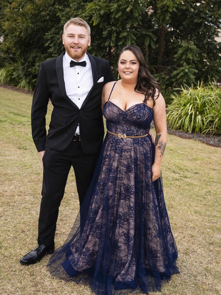 Andrew Miller and Melanie Ferrington at LifeFlight Toowoomba Gala at The Goods Shed, Saturday, May 6, 2023. Picture: Kevin Farmer