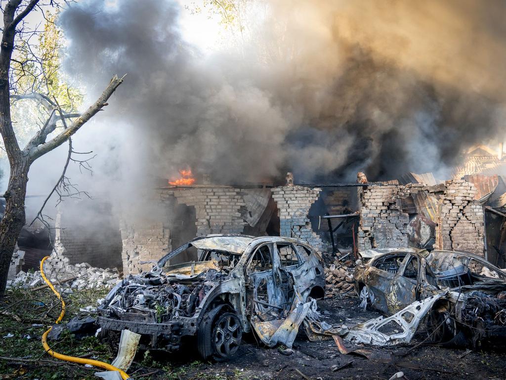 Medics are “more likely to give broad-spectrum antibiotics” to wounded troops in certain situations. Picture: Handout/Zaporizhzhia Regional Military Administration/AFP