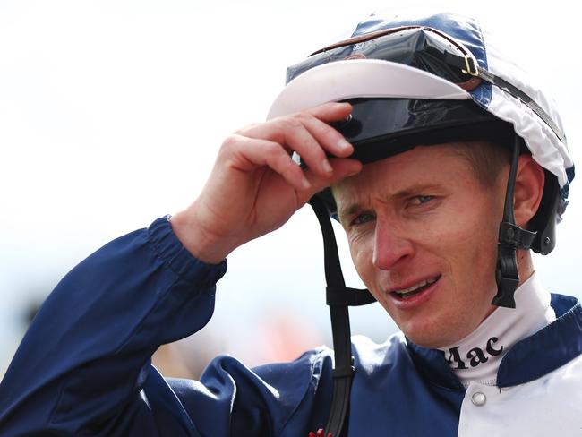 HAWKESBURY, AUSTRALIA - MAY 04: James Mcdonald riding For Victory wins Race 4 Blakes Marine  during "Hawkesbury Cup Day" - Sydney Racing at Hawkesbury Racecourse on May 04, 2024 in Hawkesbury, Australia. (Photo by Jeremy Ng/Getty Images)