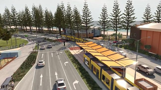 The tram extension will come online in 2023.