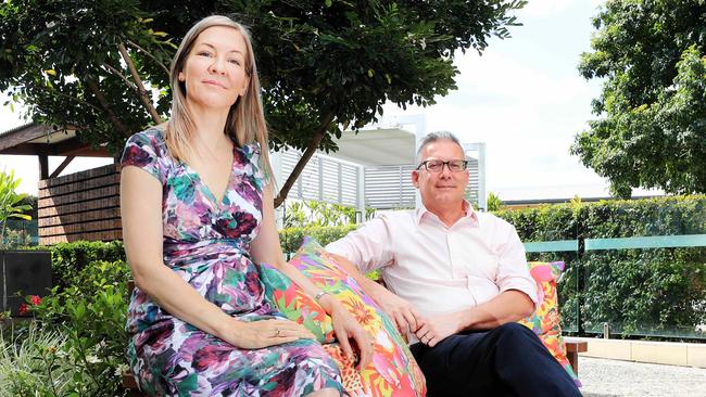 Prof Andrew Broadbent and Dr Nicola Morgan. Photo: Scott Powick.