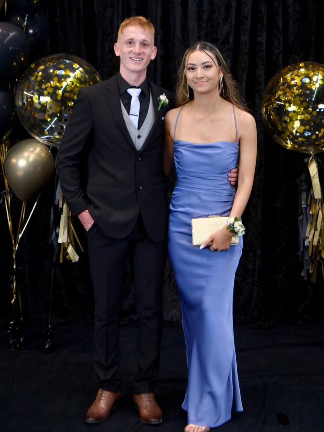 SCHOOL FORMAL 2022 - CALVARY CHRISTIAN COLLEGE. Noah Bashford and Charlize Gomersall. Picture: Evan Morgan