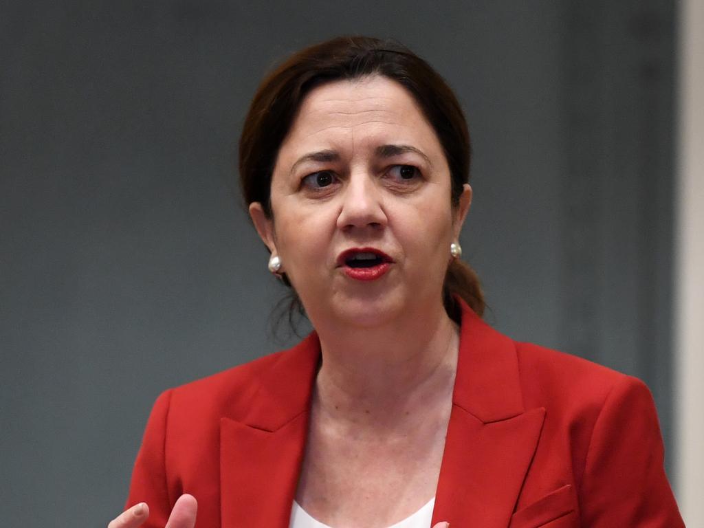 Queensland Premier Annastacia Palaszczuk has vowed to fight tooth and nail to keep state borders closed as tourism, retail and hospitality industries suffer. Picture: Dan Peled/AAP