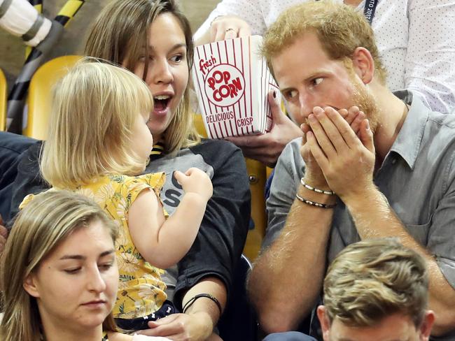 This kid seriously scored with their seat allocation. Picture: Chris Jackson/Getty Images for the Invictus Games Foundation