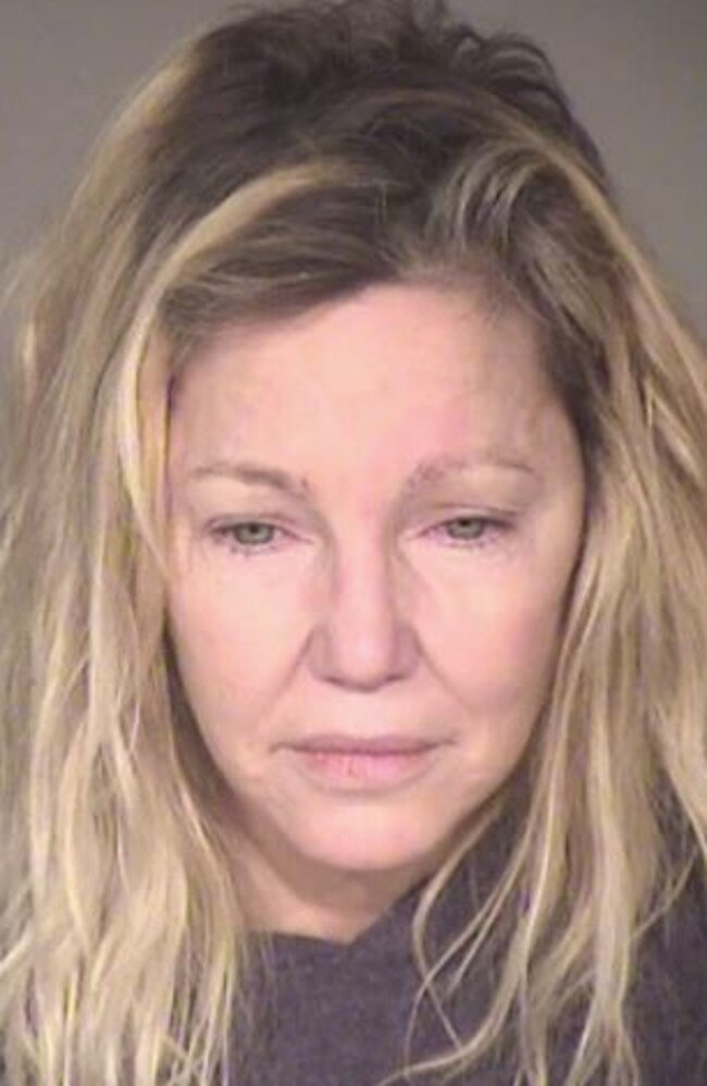 Heather Locklear’s mugshot.