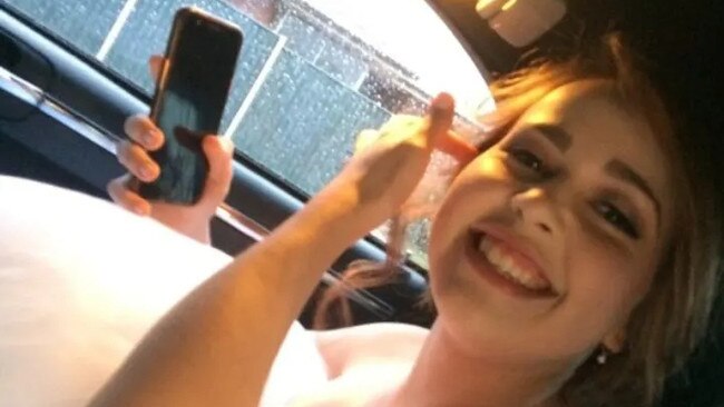 Amelia McAlister was killed when her boyfriend Darcy Hallford slammed the car they were travelling in into a tree at Park Orchards.