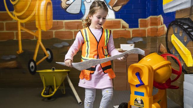 Kids run their own communities in the new play space Interaxcity in Malvern. Picture: Supplied.