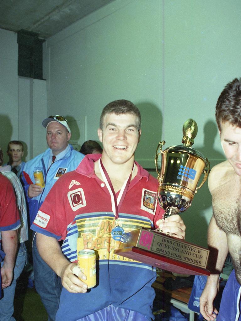 Russell Voll after the Queensland Cup rugby league grand final.