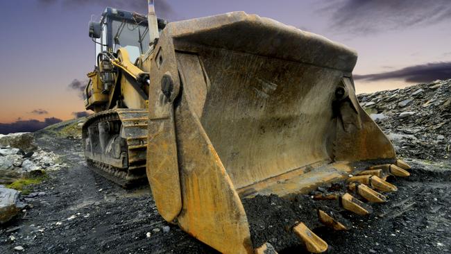 A quarry shovel similar to equipment let by Onsite Rental to the mining and infrastructure sectors. Picture: Getty Images