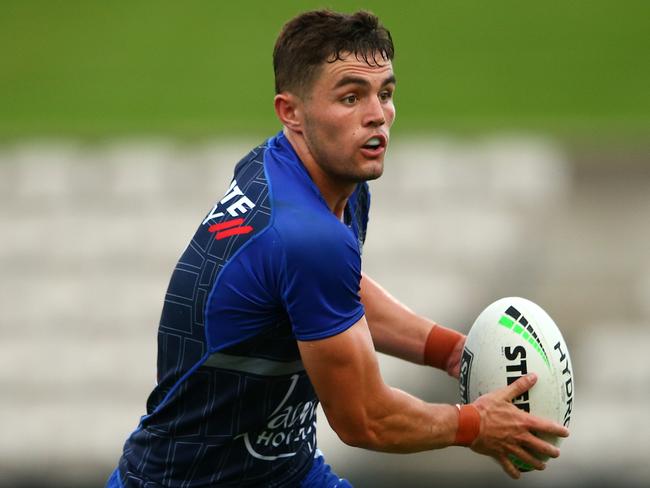 Kyle Flanagan showed his toughness against the Sharks. Picture: Matt Blyth/Getty Images