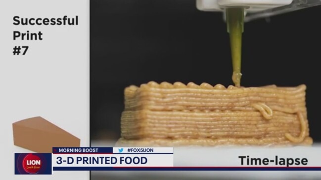 Would you eat this 3D-printed cheesecake?