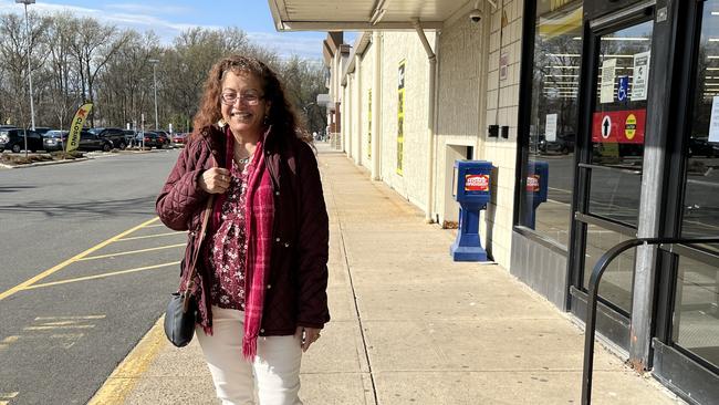 Ranie had dressed almost head to toe in Kmart garb to visit the store. But it had closed down for good before she arrived. Picture: Benedict Brook/news.com.au