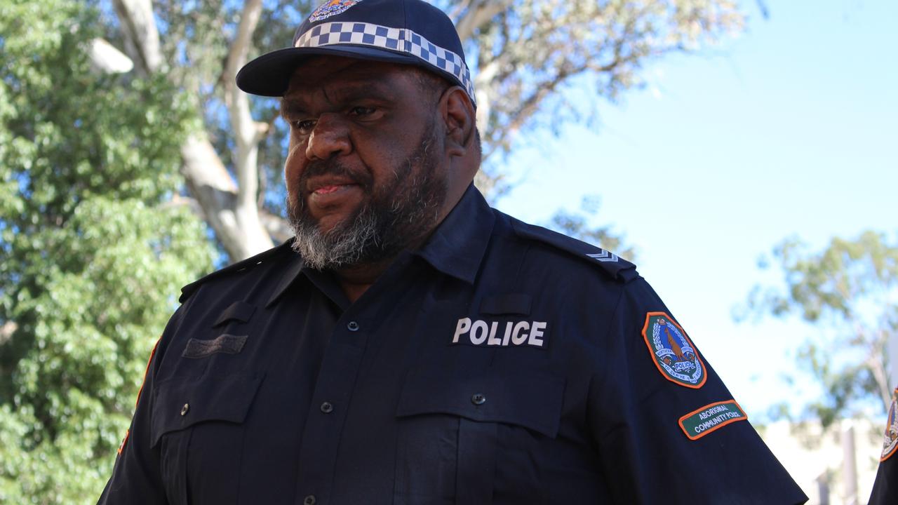 Aboriginal Community Police Officer Derek Japangardi Williams at the Alice Springs Local Court on September 2022. Picture: Jason Walls