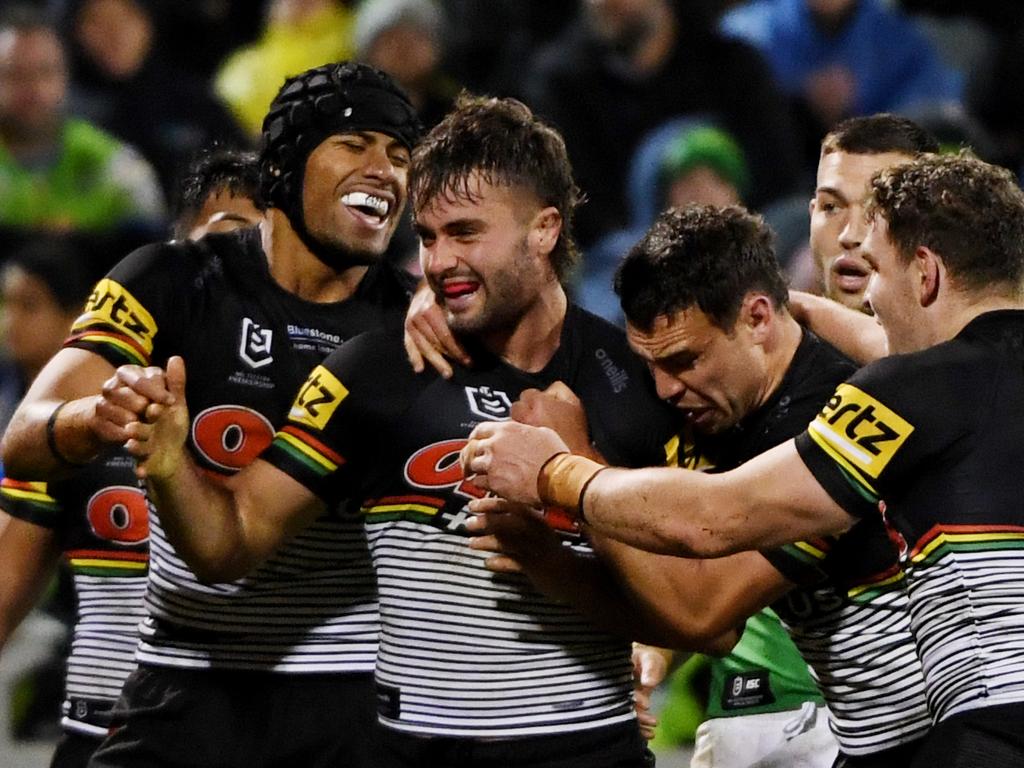 Jaeman Salmon played a key role in Penrith’s grand final victory. Picture: NRL Photos