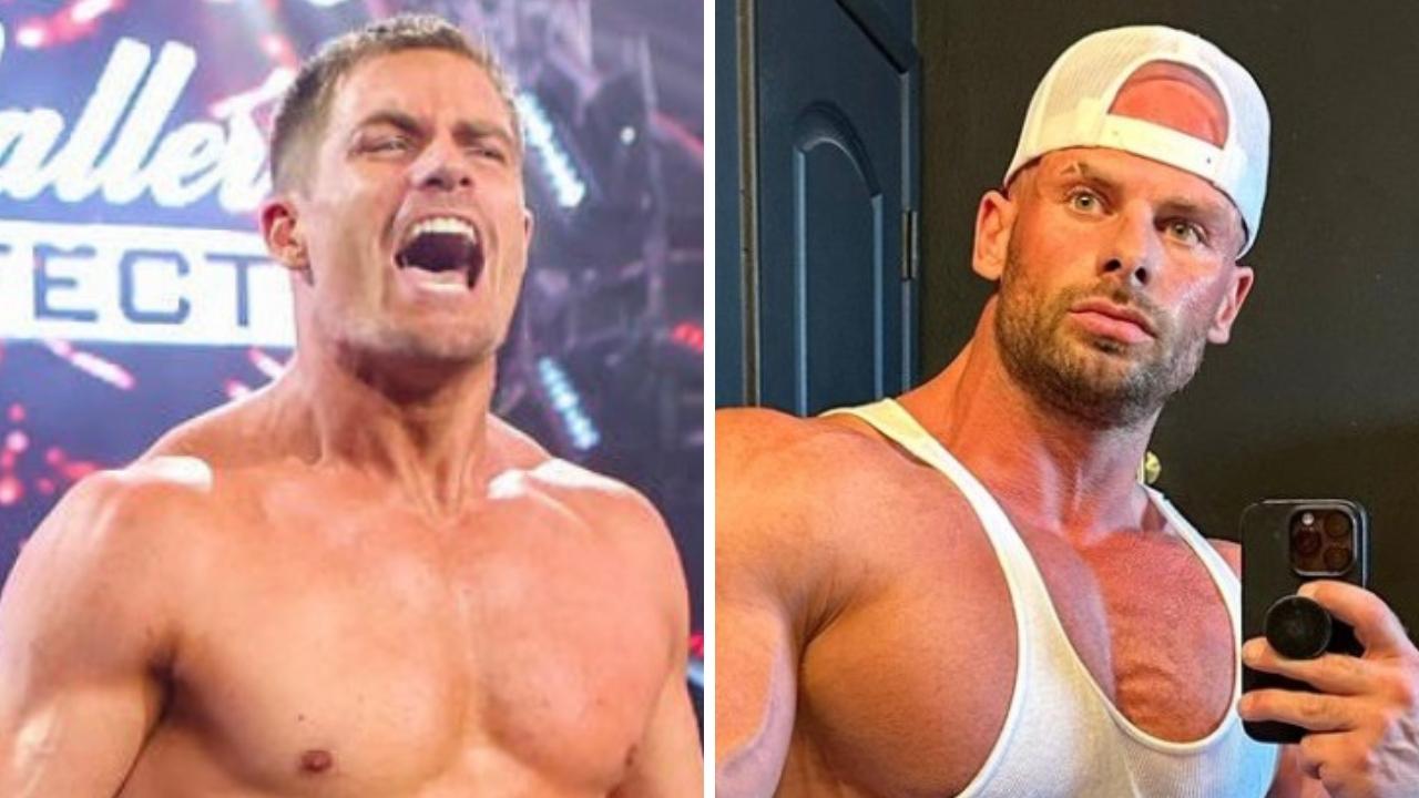 WWE talent Austin Theory, Grayson Waller torched by Joey Swoll over gym ...