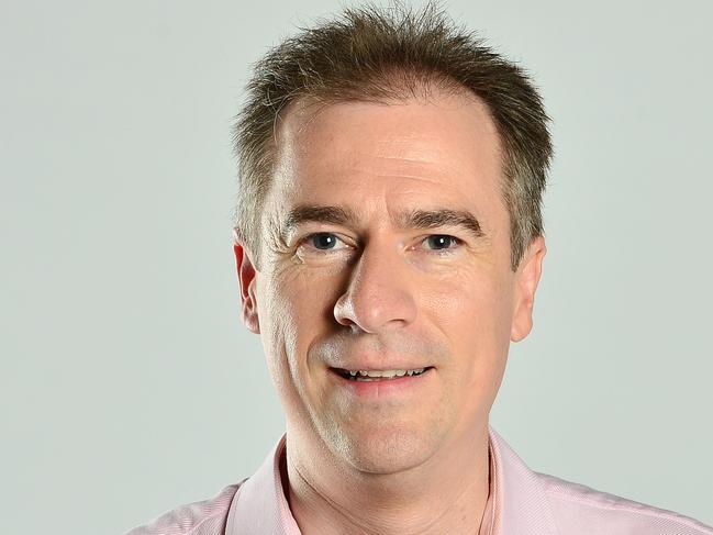 Gerard Whateley, Melbourne sports commentator, soon will be joining the Herald Sun. Headshot.