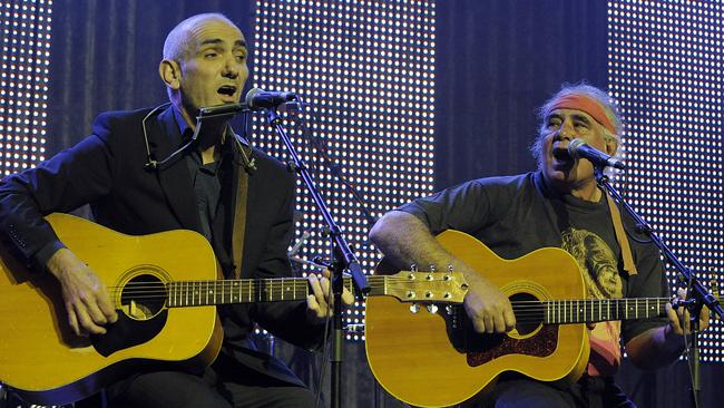 Paul Kelly and Kev Carmody have performed their song From Little Things Big Things Grow at festivals around Australia. Picture: News Corp Australia.