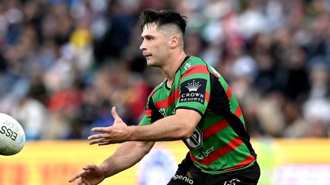 Lachlan Ilias had big shoes to fill at South Sydney after the departure of Adam Reynolds. Picture: Bradley Kanaris/Getty Images