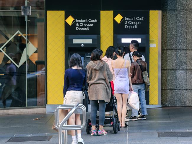 BRISBANE, AUSTRALIA NewsWire Photos JUNE 26 2023 A generic photo of the Commonwealth Bank branch in Brisbane.Picture: NCA NewsWire / Glenn Campbell