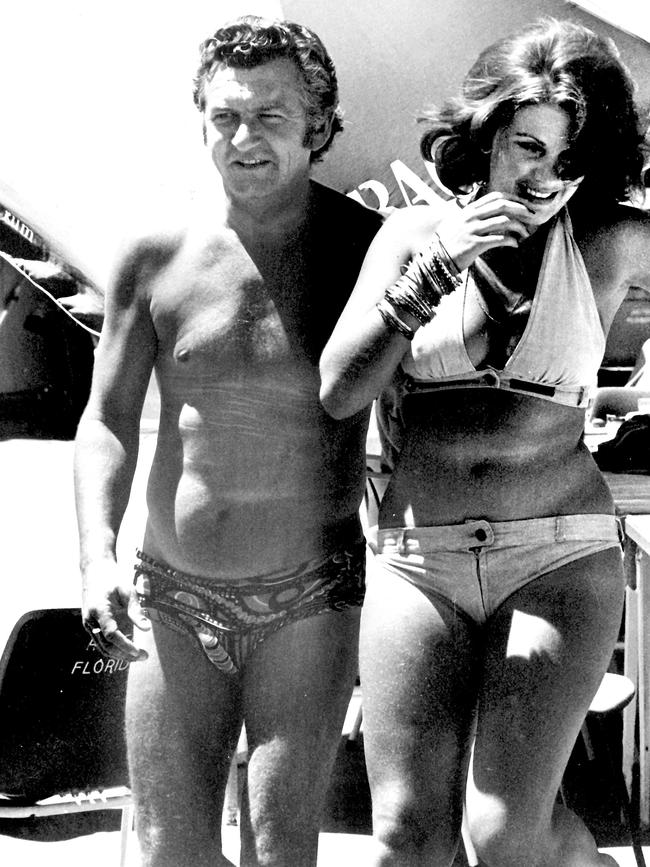 Bob Hawke with Glenda Bowden at the ALP conference in Terrigal in 1975.