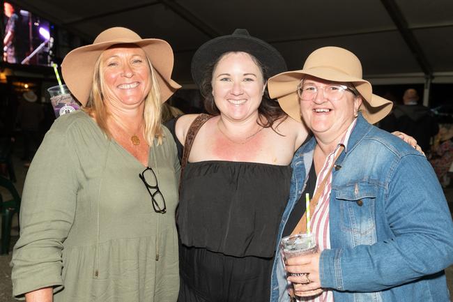 Eva Dalley, Sophie Evans and Fred Simpson at the NQ's Rock'N Country 2022.Picture: Michaela Harlow