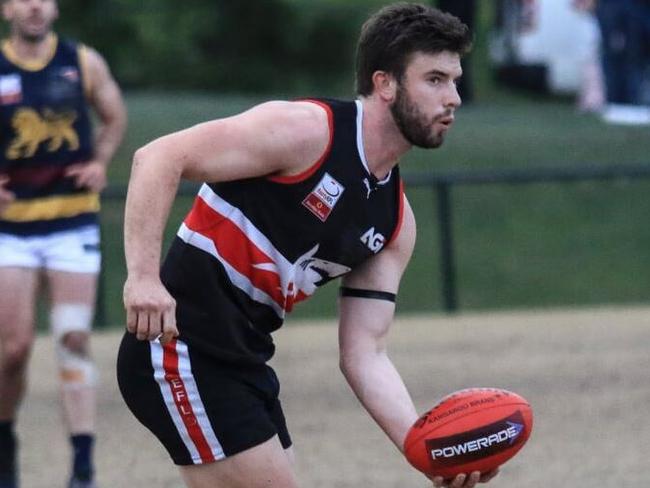 Michael Philp kicked two goals in the 35-point win. Picture: Davis Harrigan