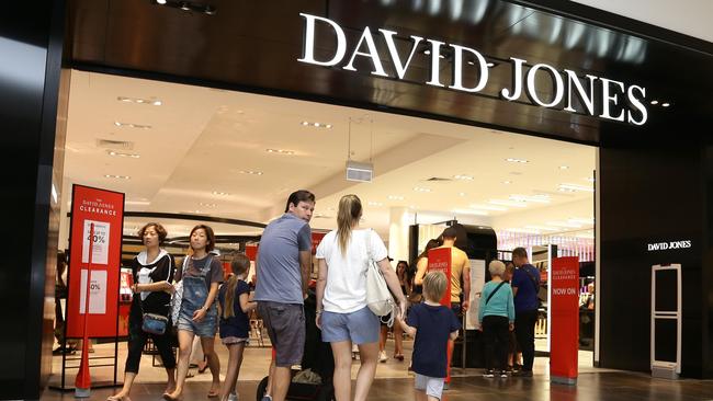 Shoppers at the Boxing Day sales at Pacific Fair in Broadbeach. Picture: Tertius Pickard.