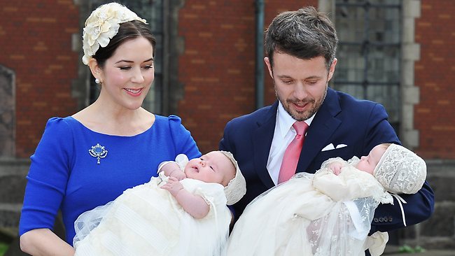 Hello Vincent and Josephine: Princess and Prince Frederik's royal twins christened | news.com.au — Australia's leading news site