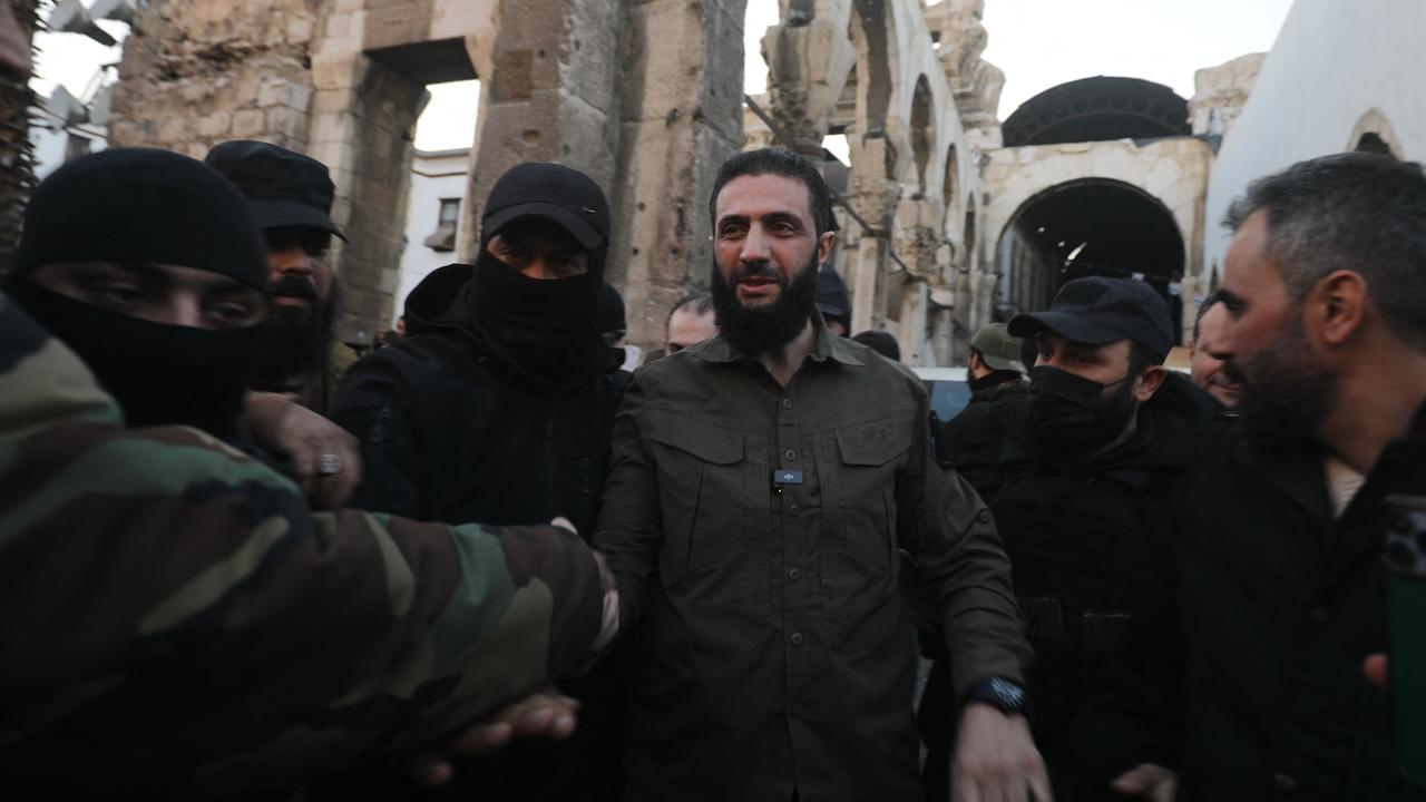 The leader of Syria's Islamist Hayat Tahrir al-Sham (HTS) group, Abu Mohammed al-Golani. Picture: AFP