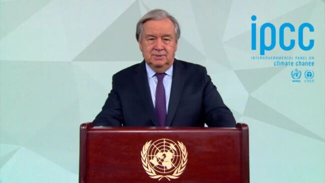 UN chief warns a 'climate time bomb is ticking'