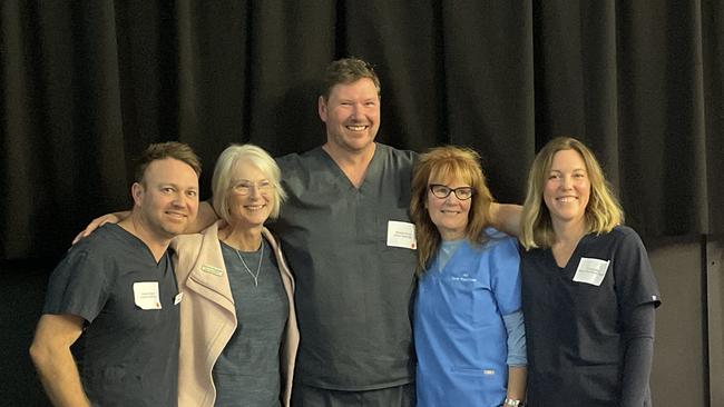 Cygnet Family Practice nurse practitioners Andrew Keegan, Kerrie Duggan, Michael Holroyd, Ali Spicer and Carly Grey.