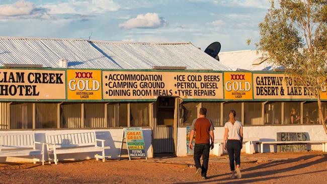 The William Creek Hotel was built circa 1935. Picture: South Australian Tourism Commission