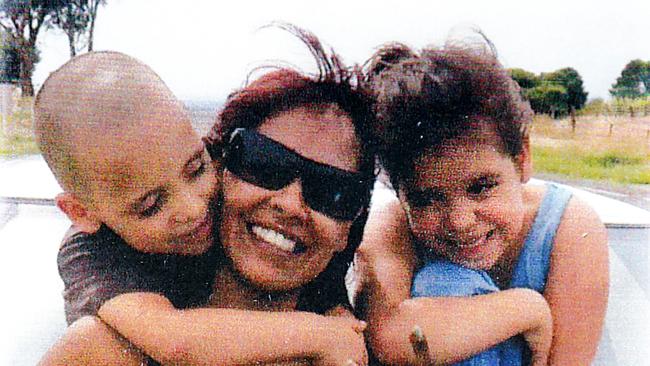 Adeline Yvette Wilson-Rigney, centre, Amber Rose Rigney, right and Korey Lee Mitchell, left. Picture: Supplied by the Rigney family.