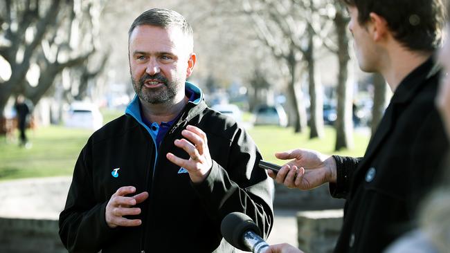 Hobart Chargers president David Bartlett, spokesperson for Southern Huskies consortium. Picture: SAM ROSEWARNE.