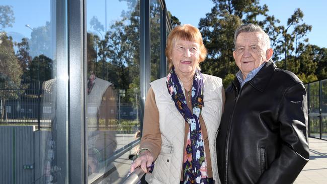 Victor Underwood, 90, and his wife Jill, 83. Picture: David Swift