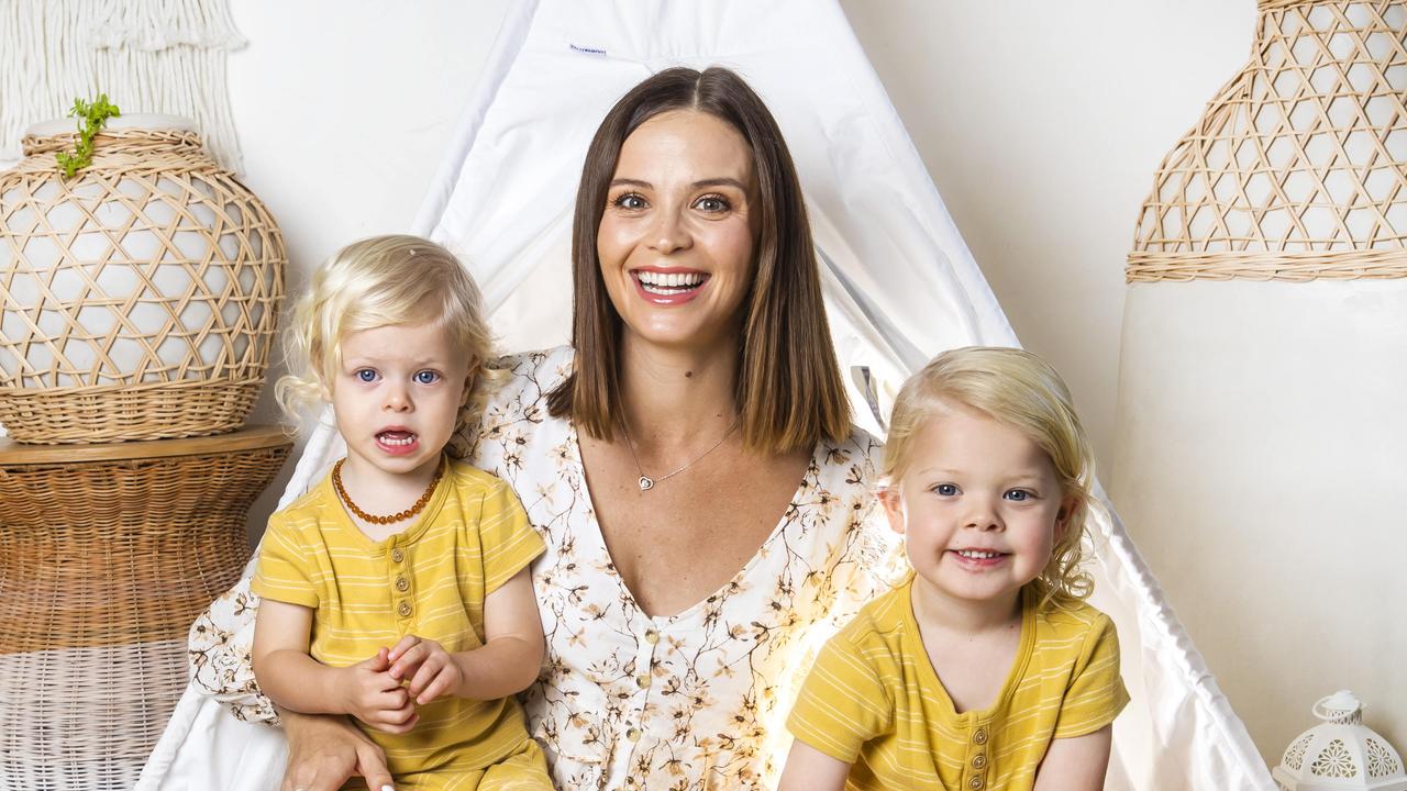 Barry Hall and Lauren Brant are expecting a third child. Picture: Nigel Hallett