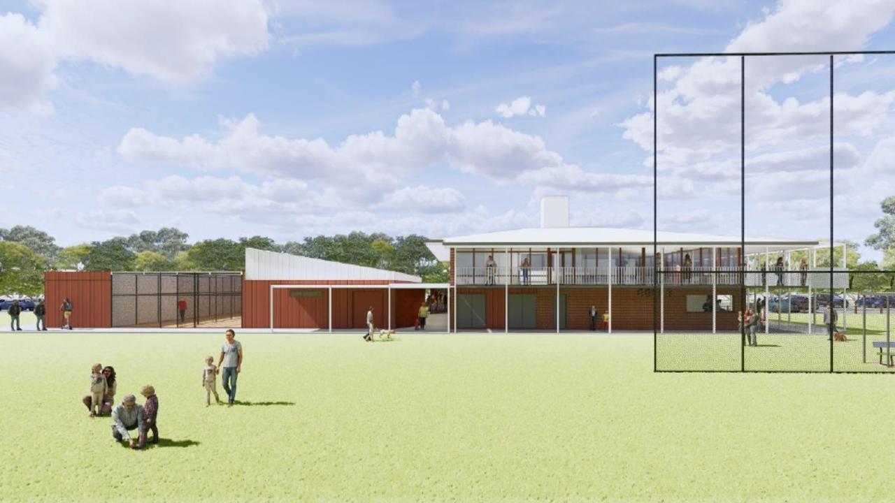 Mortlock Park will undergo a major redevelopment under a proposal by Mitcham council. Picture: Grieve Gillett Architects