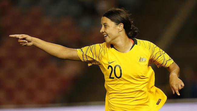 Sam Kerr of the Matildas.