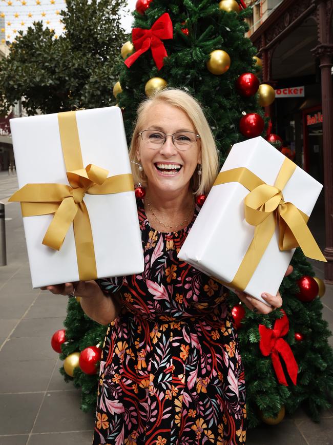 Lord Mayor Sally Capp is ready to welcome crowds back to the city for Christmas. Picture: David Caird