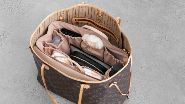 Transform Your Neverfull Into a Diaper Bag