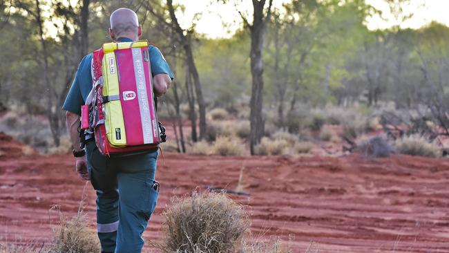 Being physically fit is essential for paramedic Paul Reeves. Picture: Chloe Erlich