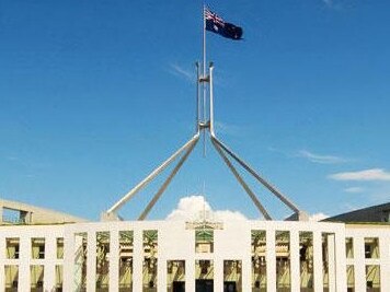 Houses of parliament in canberra.