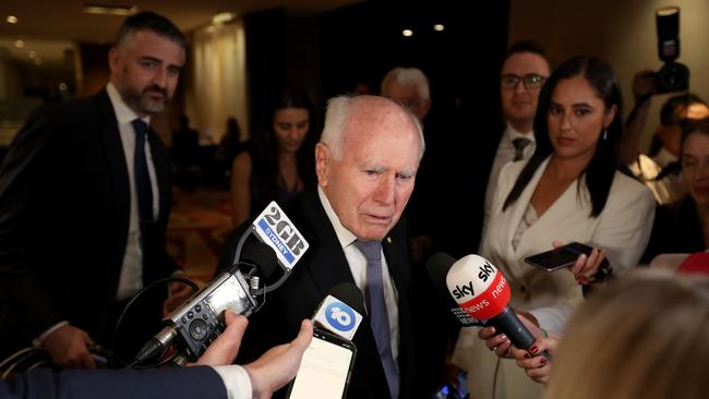 Former prime minister John Howard’s book, A Sense of Balance, sets out shortcomings of the Liberal Party. Picture: Damian Shaw