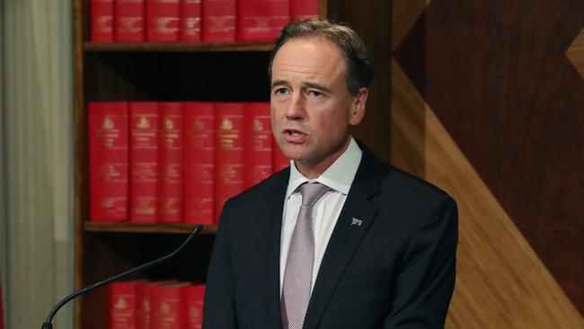 Federal Health Minister Greg Hunt’s messaging has left many Aussies confused. Picture: NCA NewsWire / David Crosling