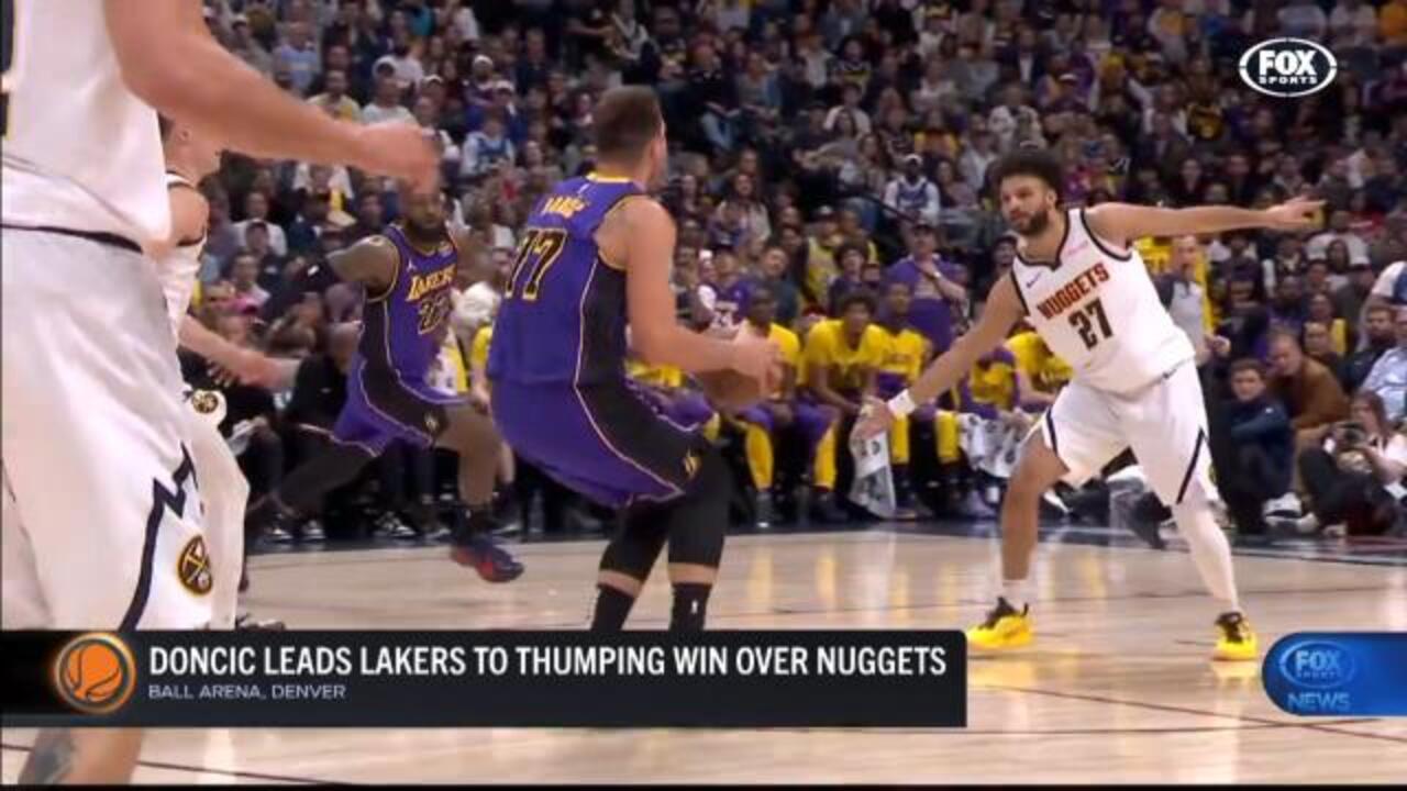 NBA Wrap: Luka lifts Lakers past Nugs!