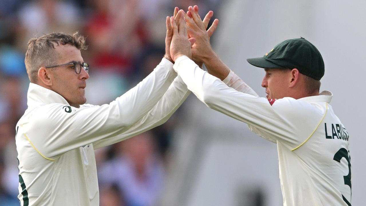 Todd Murphy bowled well for the visitors. (Photo by Stu Forster/Getty Images)