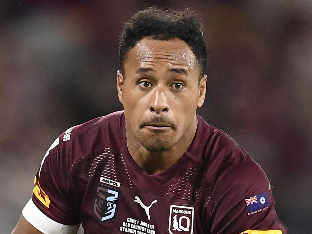 Kaufusi will reunite with Wayne Bennett at the Dolphins, having been mentored by the coach at Origin level in 2020. Picture: Ian Hitchcock/Getty Images